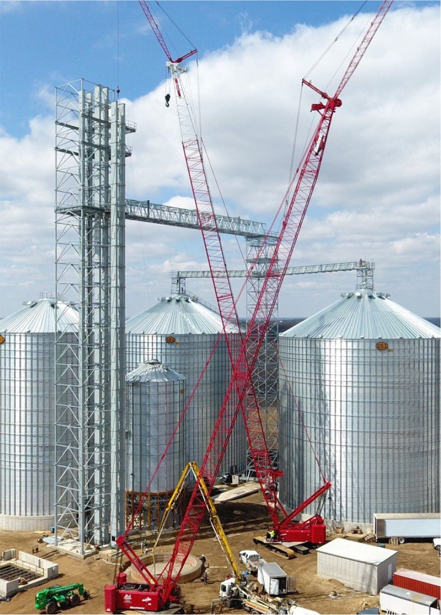 Storage silos installations